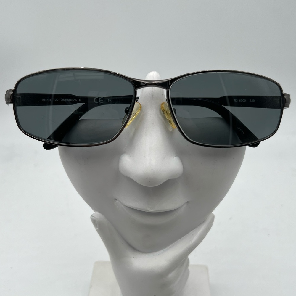 Rodenstock Gunmetal Oval Sunglasses Frames R3 6009